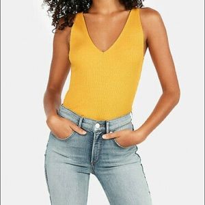Express One Eleven Mustard Yellow Tank XS